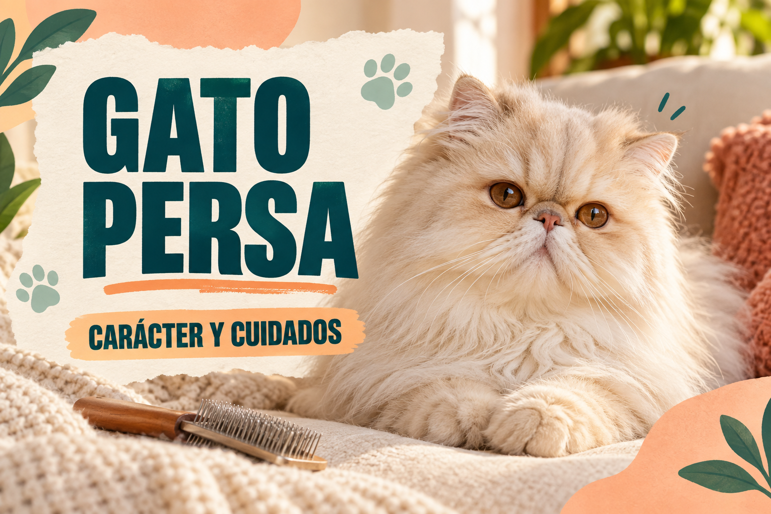 Gato persa: carácter, cuidados, salud y convivencia