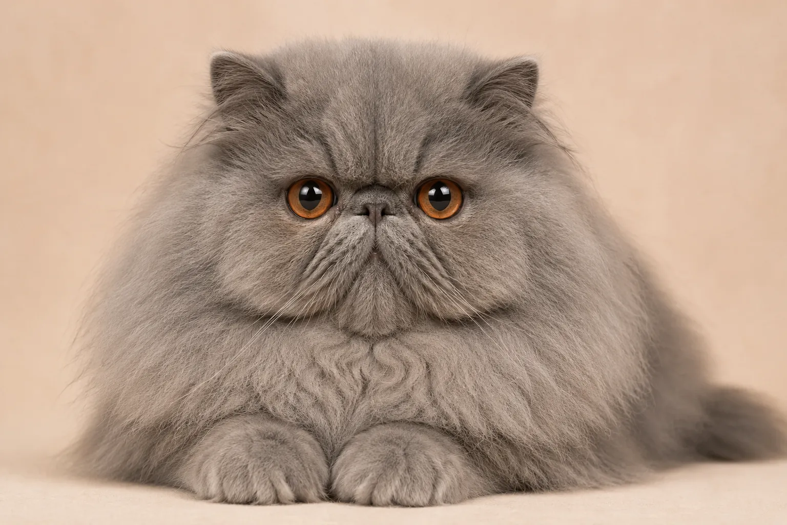 gato persa extremo peke face de cara plana