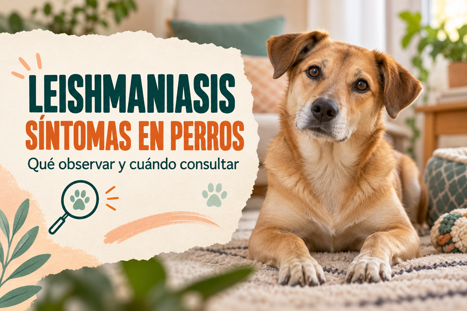 Síntomas de leishmaniasis en perros: signos frecuentes y cuándo actuar