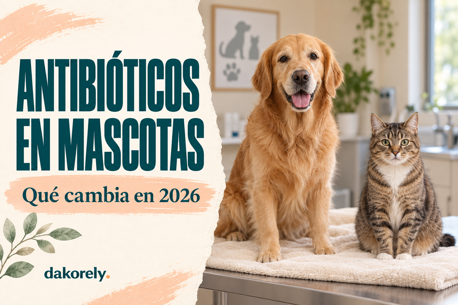 Antibióticos para mascotas: qué cambia desde agosto de 2026