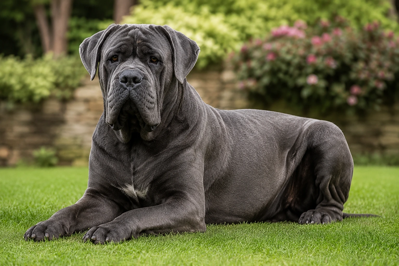 Cane corso adulto de pie