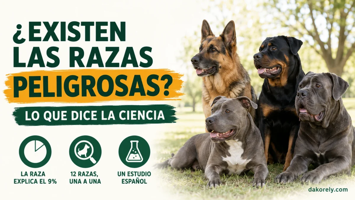 Pastor alemán, rottweiler, perro tipo pit bull y cane corso relajados juntos en un parque