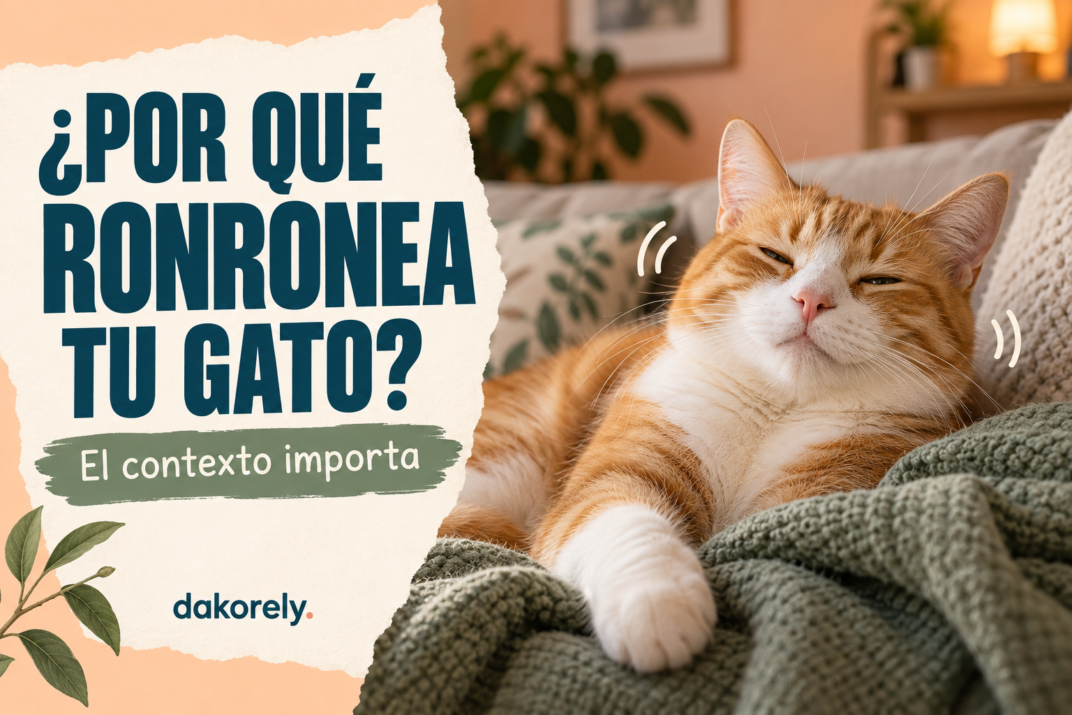 Por qué ronronean los gatos: significado y señales a observar