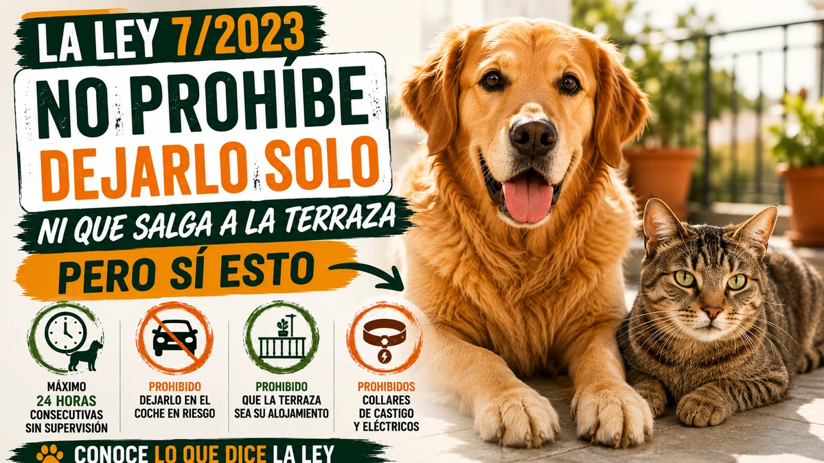 Perro golden retriever y gato atigrado tumbados juntos en una terraza