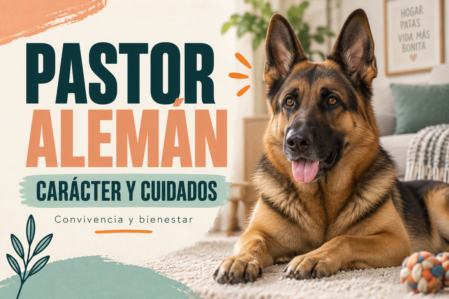 Pastor alemán: tamaño, carácter y cuidados para convivir bien