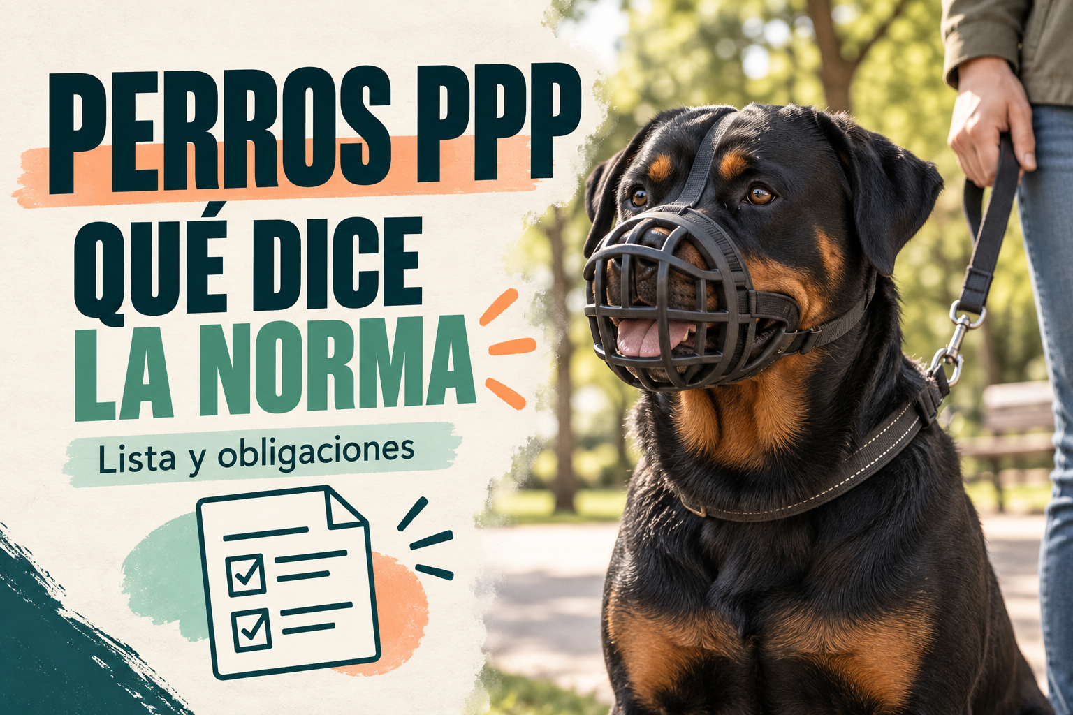 Perros potencialmente peligrosos: lista PPP y obligaciones en España