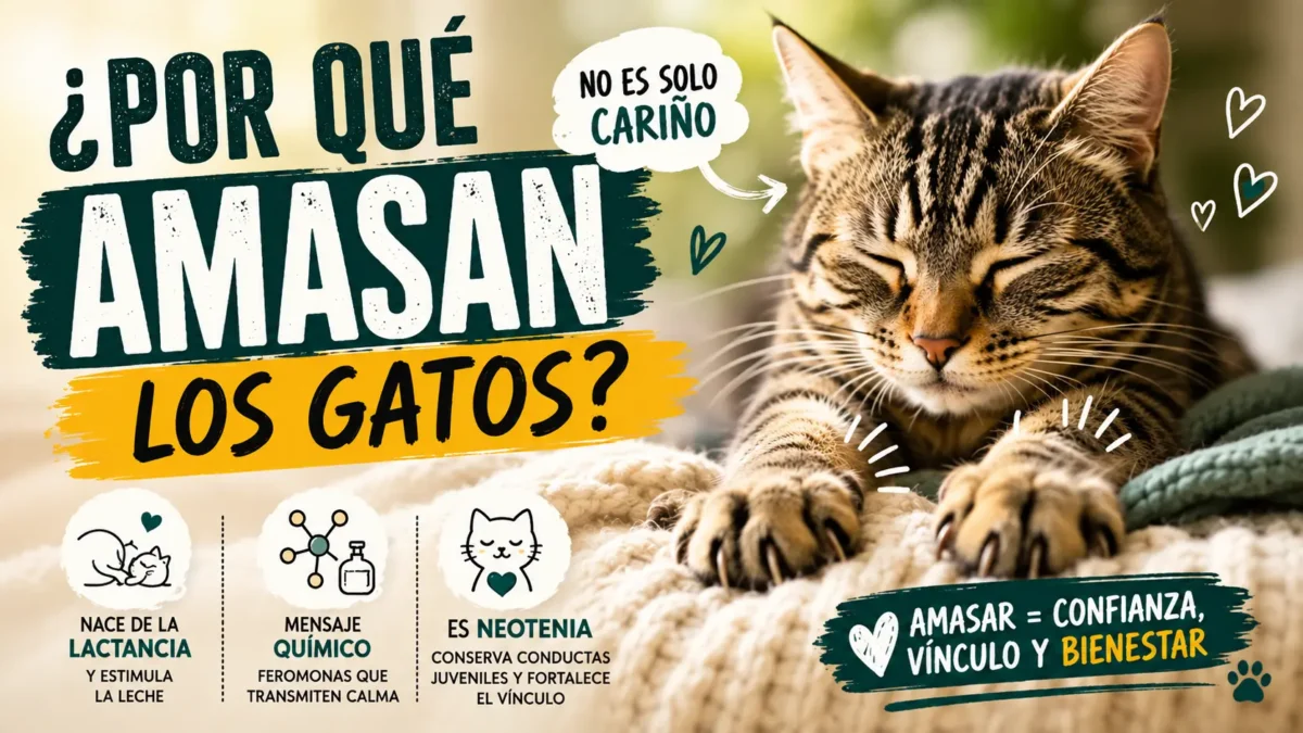 Gato atigrado relajado con las patas sobre una manta de punto