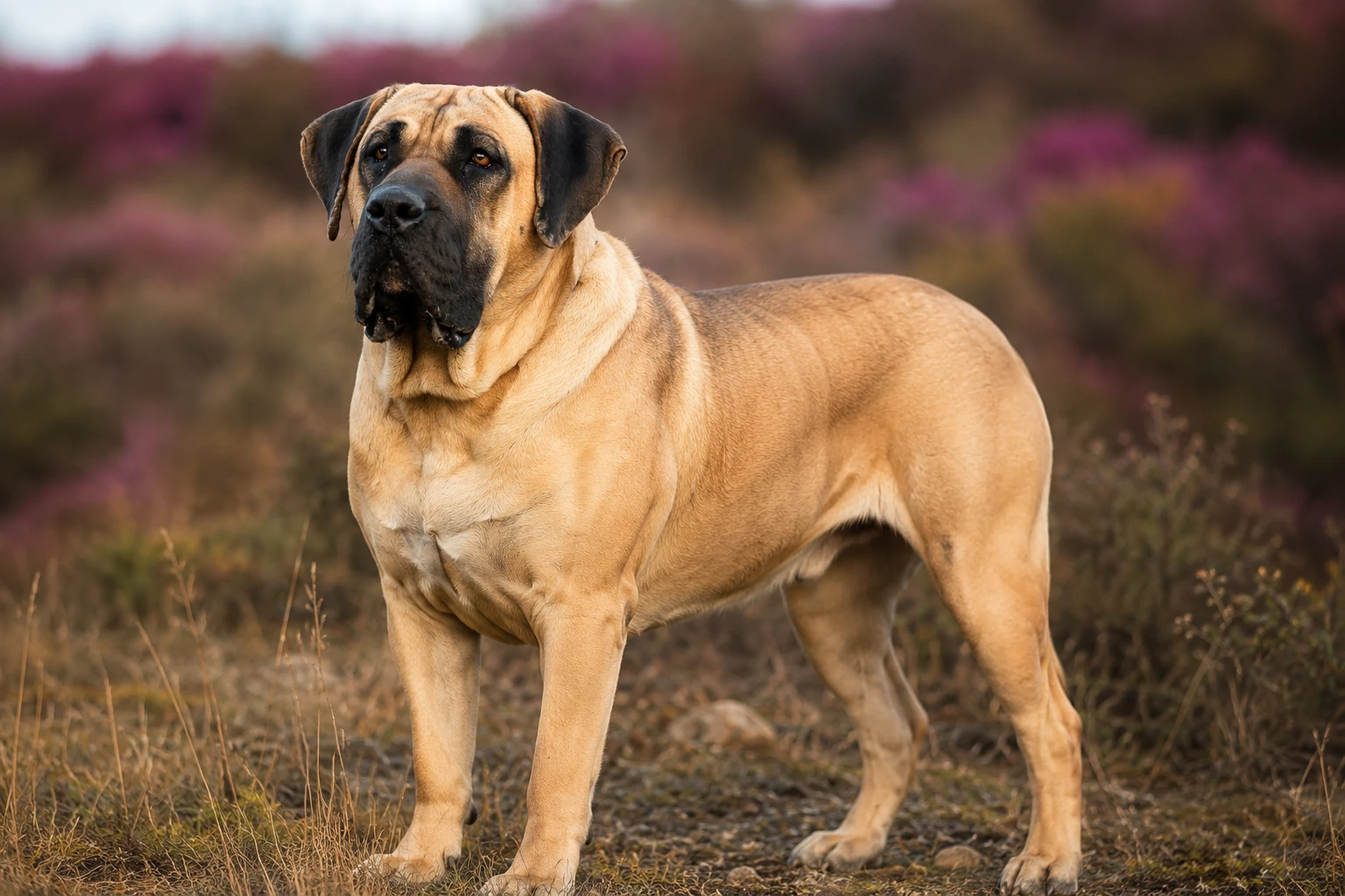 Presa canario adulto de pie